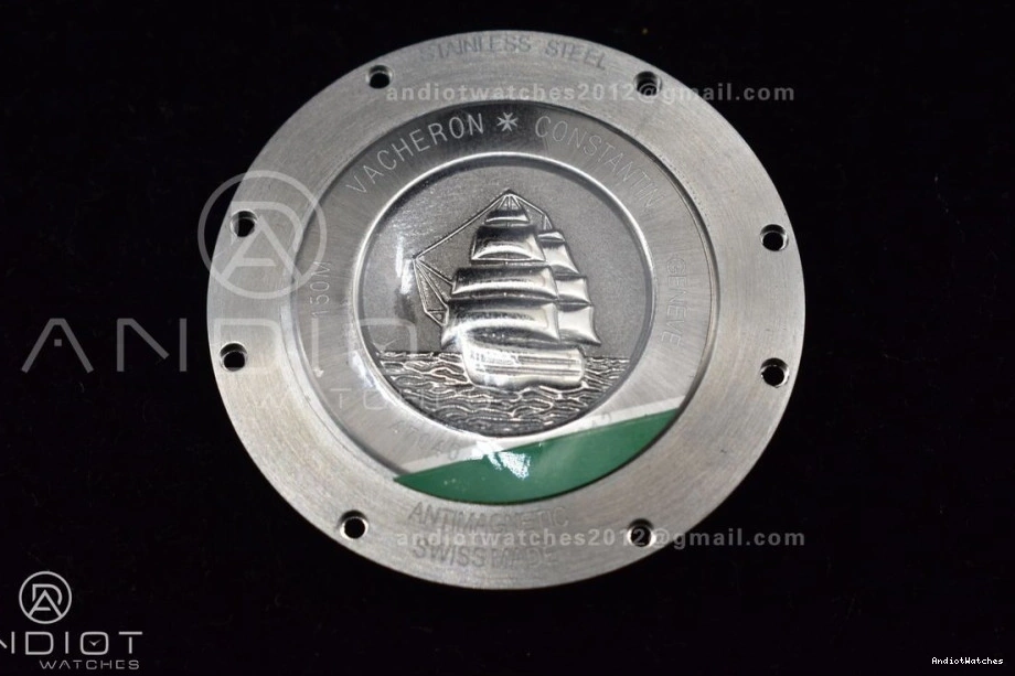 Black SportInspired Maker Dial Black 8F Overseas Strap on 932 Rubber SS 0426